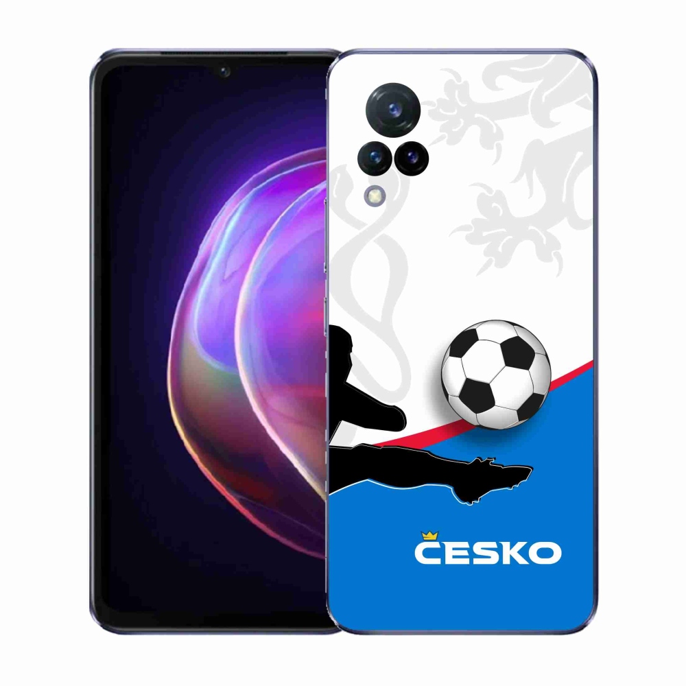 Gelový kryt mmCase na Vivo V21 4G/5G - fotbal Česko 3
