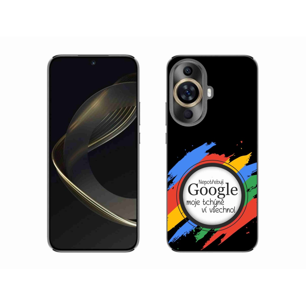 Gelový kryt mmCase na Huawei Nova 11 - tchýně ví všechno černé pozadí
