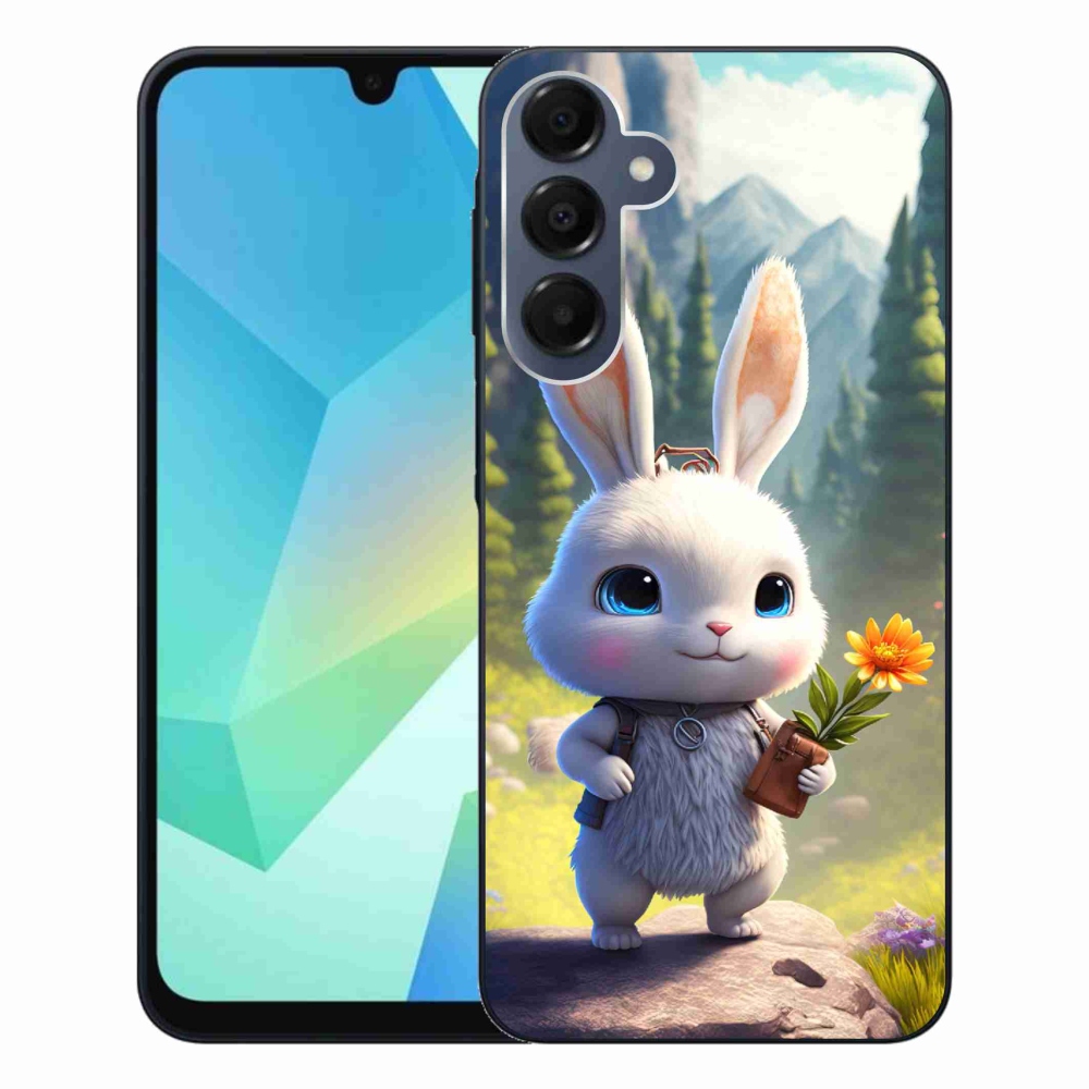 Gelový kryt mmCase na Samsung Galaxy A16 4G/5G - roztomilý králíček