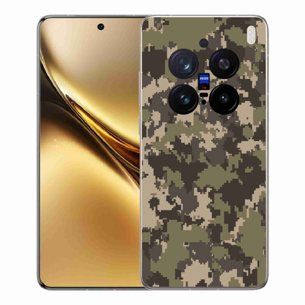Gelový kryt mmCase na Vivo X200 Pro 5G - maskáčový vzor 12