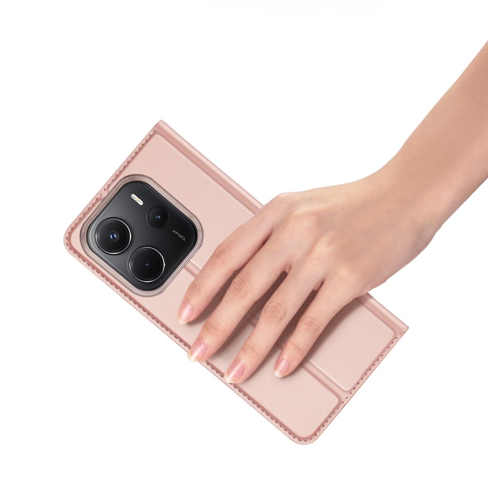 DUX knížkové pouzdro na Xiaomi Redmi Note 14 - růžovozlaté