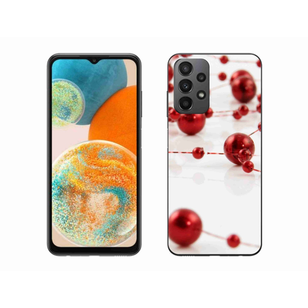 Gelový kryt mmCase na Samsung Galaxy A23 4G/5G - vánoční řetěz