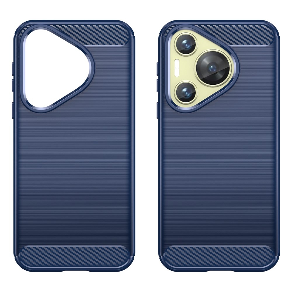 Carbon odolný gelový obal na Huawei Pura 70 - modrý