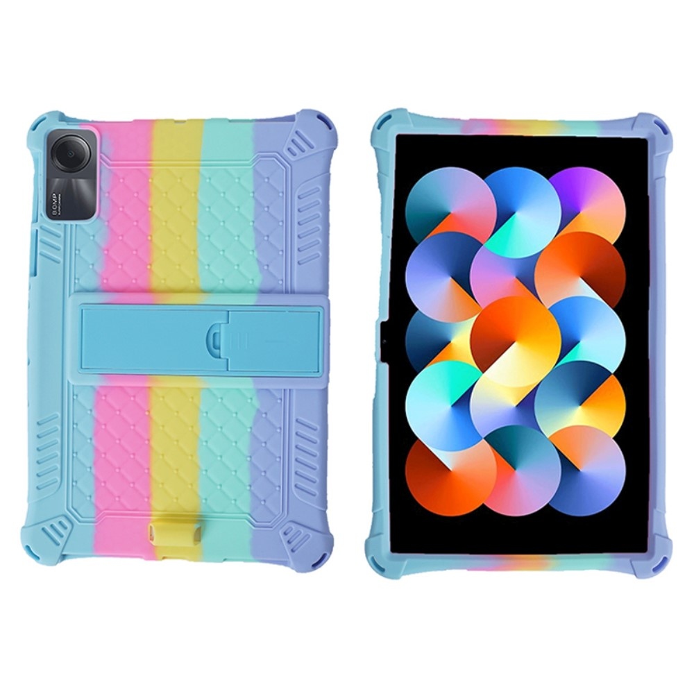 Silikonový kryt s popruhem na Xiaomi Redmi Pad SE - barevný/světlemodrý