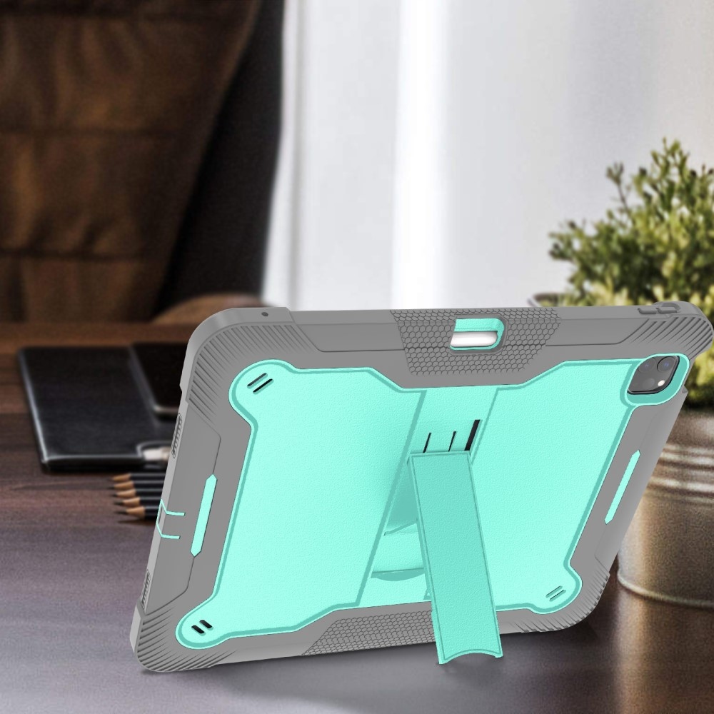Kick odolný hybridní obal na iPad Pro 13 (2024) - šedý/mentolový