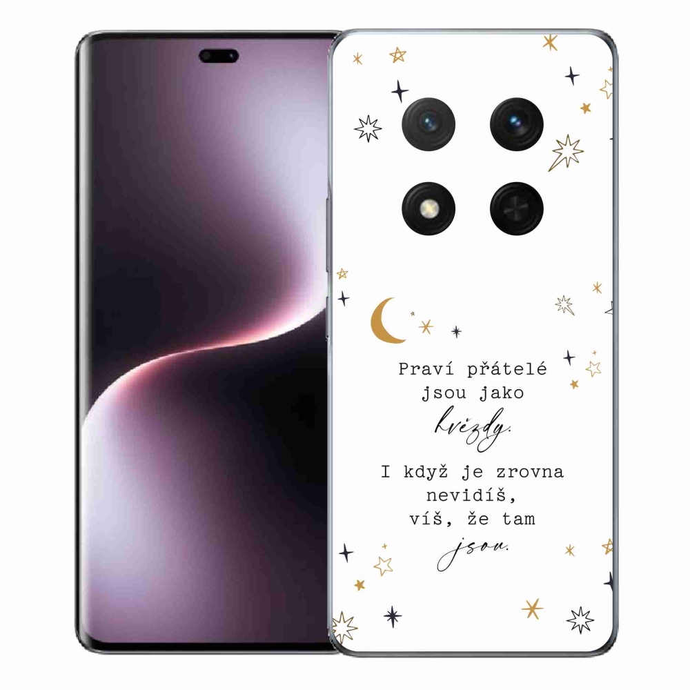Gelový kryt mmCase na Honor Magic 7 Lite 5G - citát 6 bílé pozadí