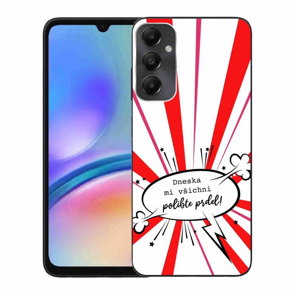 Gelový kryt mmCase na Samsung Galaxy A05s - vtipný text 15 bílé pozadí