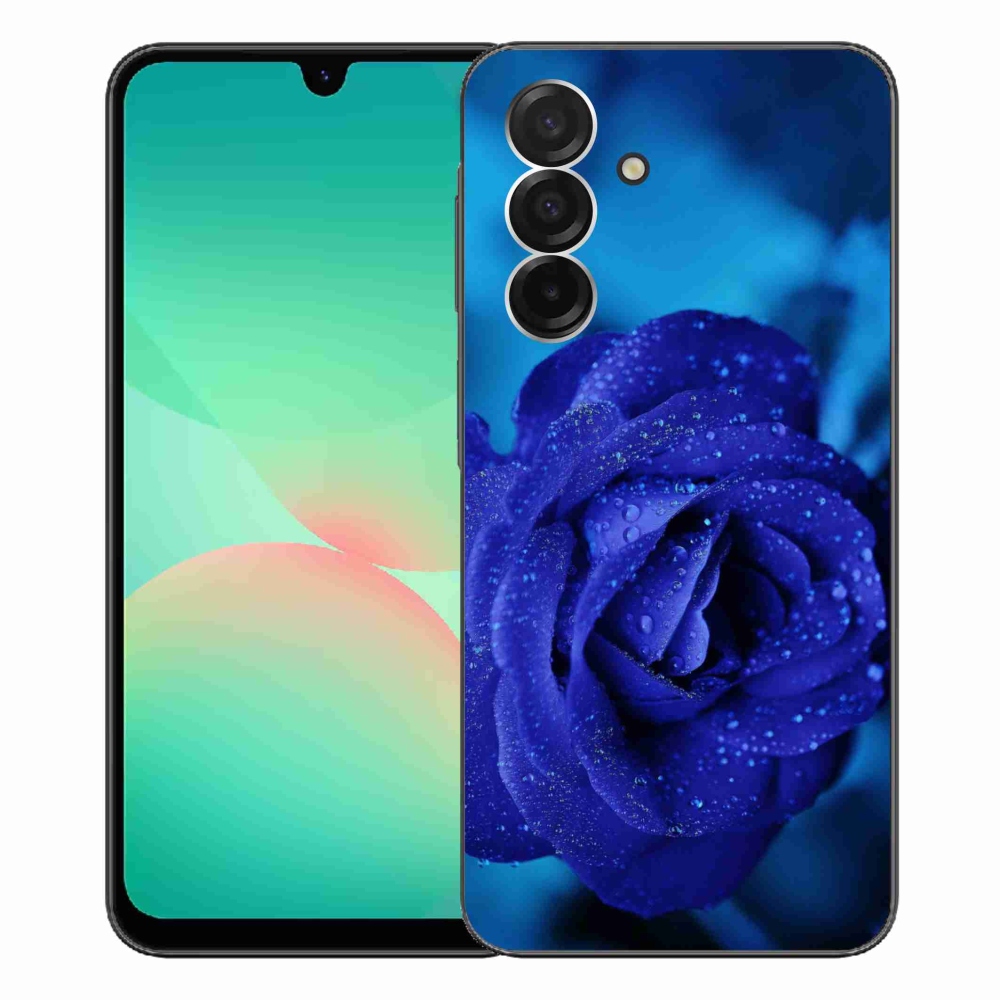 Gelový kryt mmCase na Samsung Galaxy A26 5G - modrá růže