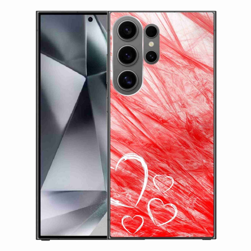 Gelový kryt mmCase na Samsung Galaxy S24 Ultra - heart