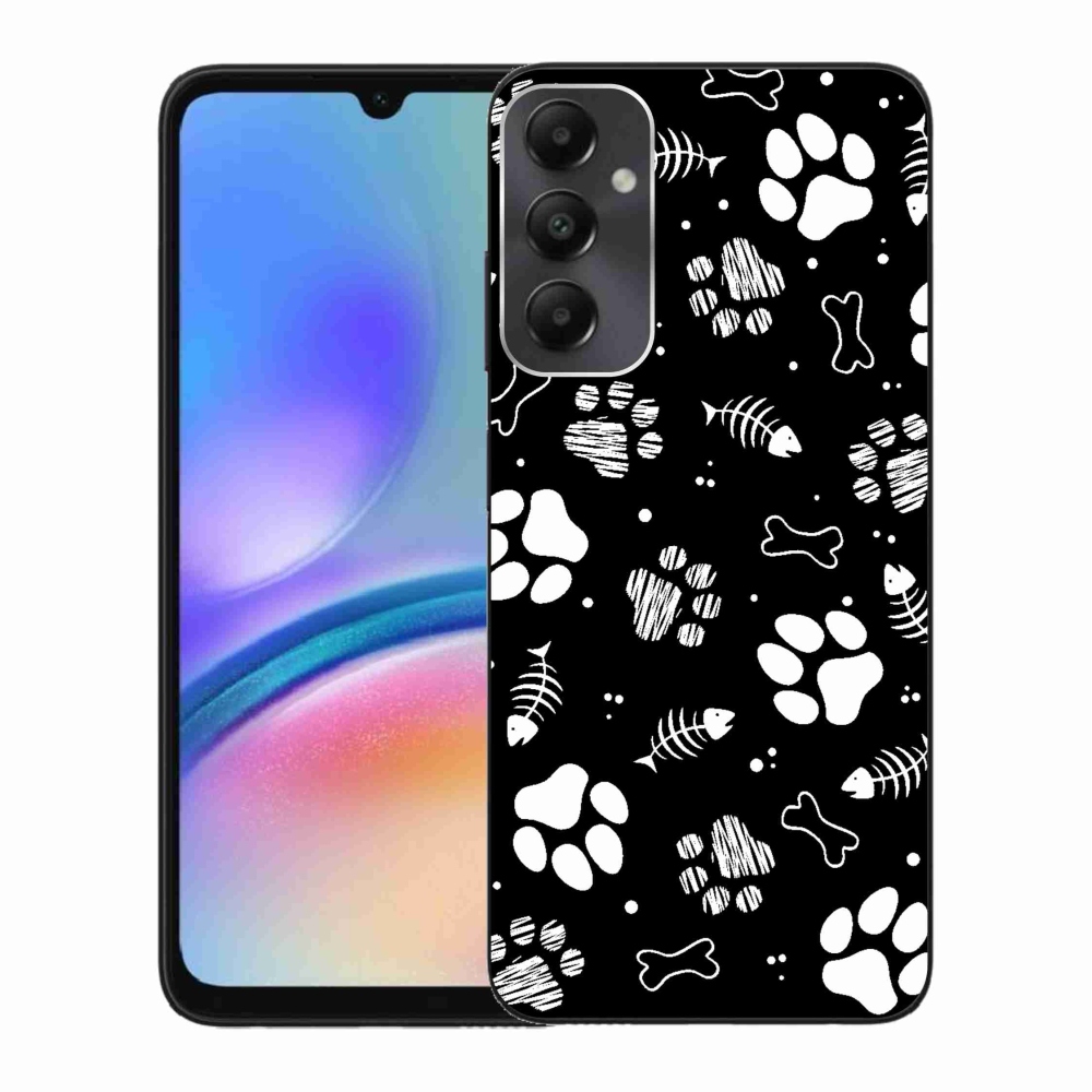 Gelový kryt mmCase na Samsung Galaxy A05s - psí tlapky
