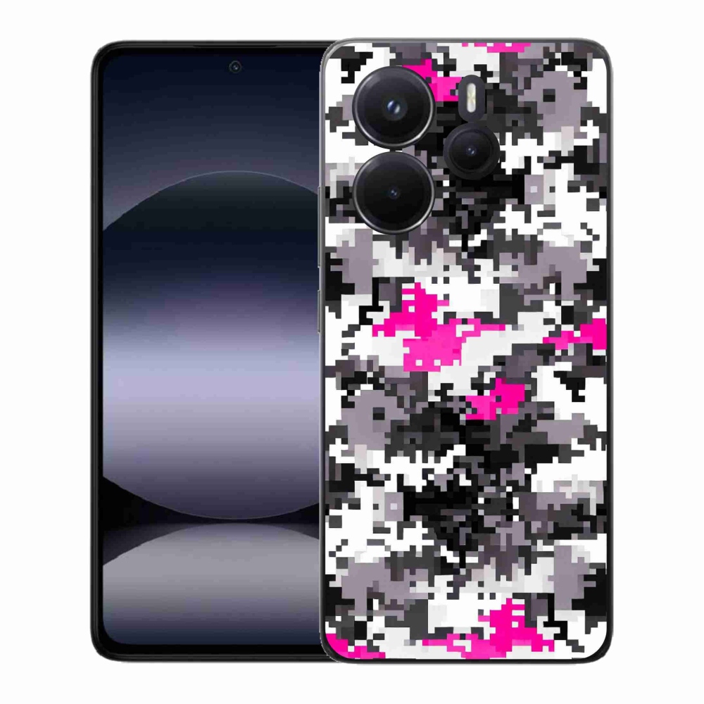 Gelový kryt mmCase na Xiaomi Redmi Note 14 - maskáčový vzor 4