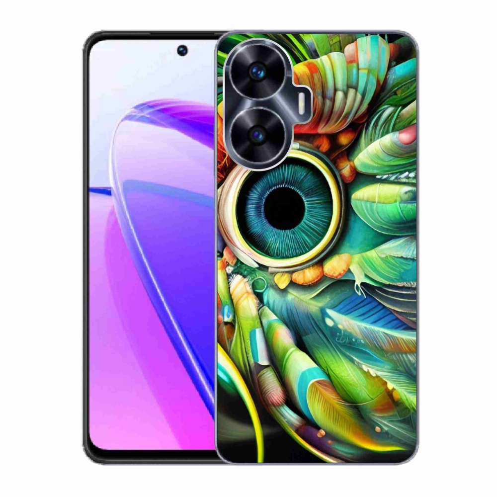 Gelový kryt mmCase na Realme C55 - abstraktní motiv 18