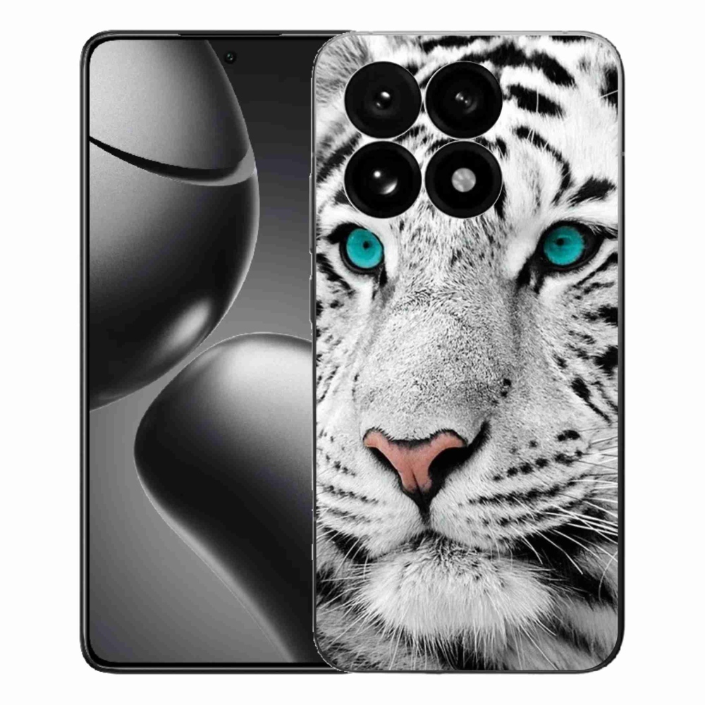 Gelový kryt mmCase na Xiaomi 15T - bílý tygr