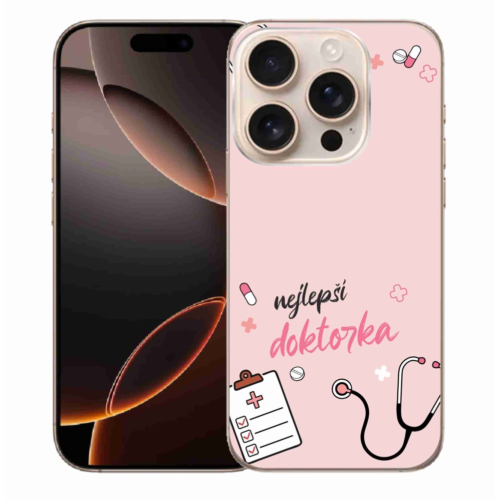 Gelový kryt mmCase na iPhone 16 Pro Max - nejlepší doktorka