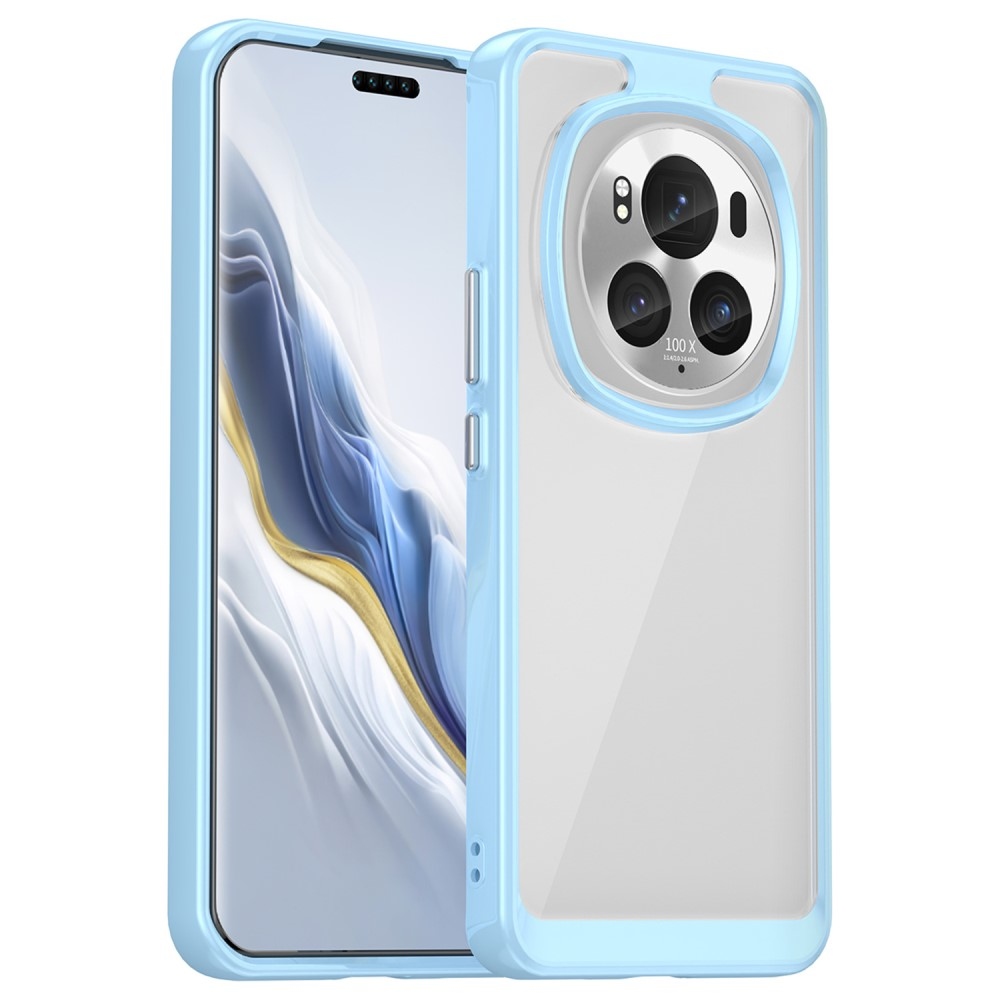 Gelový obal s pevnými zády na Honor Magic 6 Pro 5G - modrý