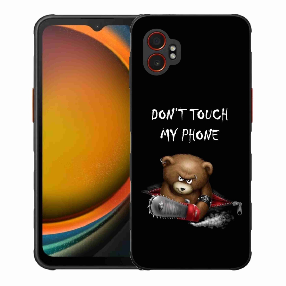 Gelový kryt mmCase na Samsung Galaxy Xcover 7 Pro - nesahej na telefon