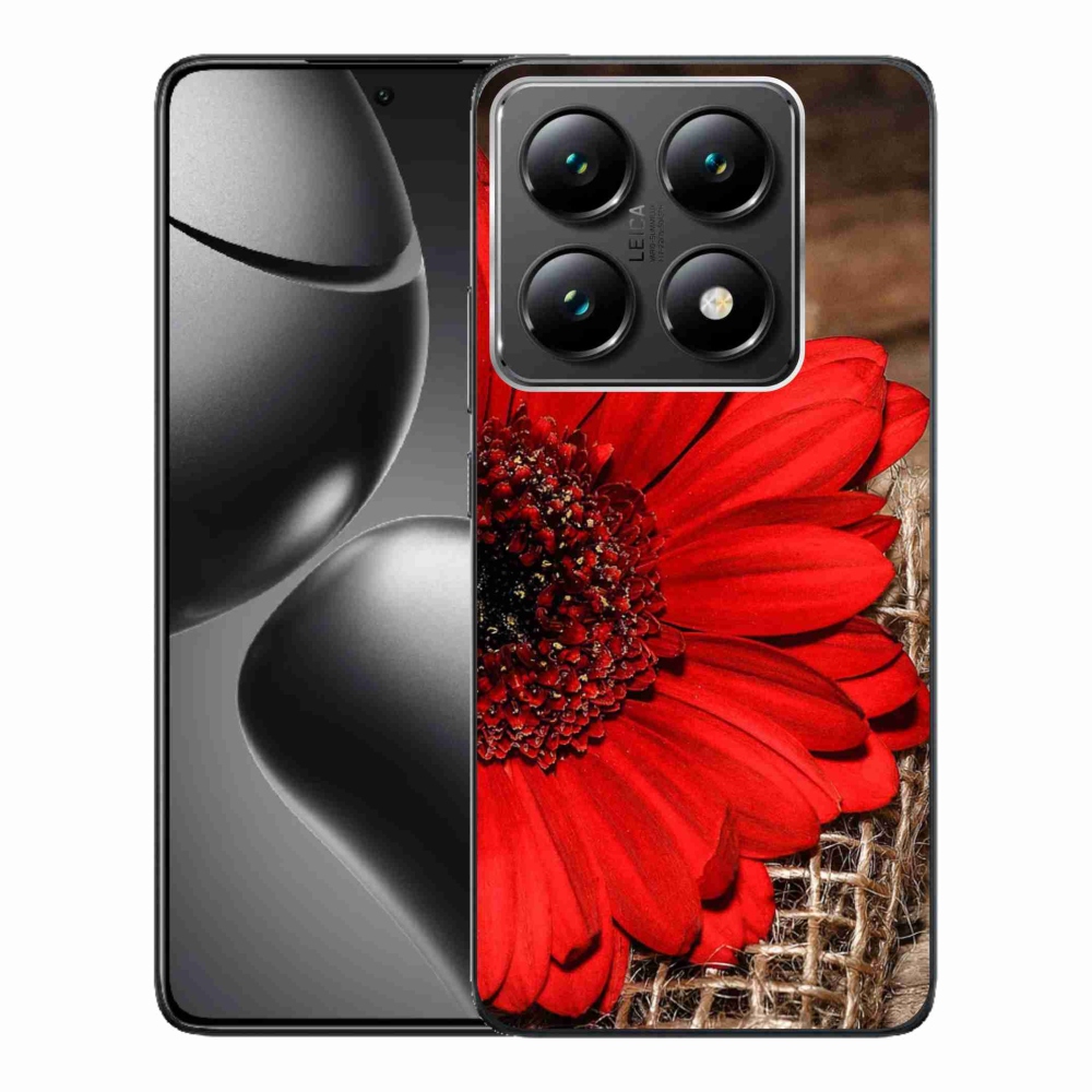 Gelový kryt mmCase na Xiaomi 14T Pro - gerbera