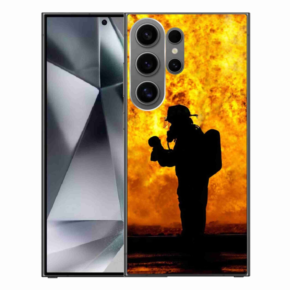 Gelový kryt mmCase na Samsung Galaxy S24 Ultra - hasič