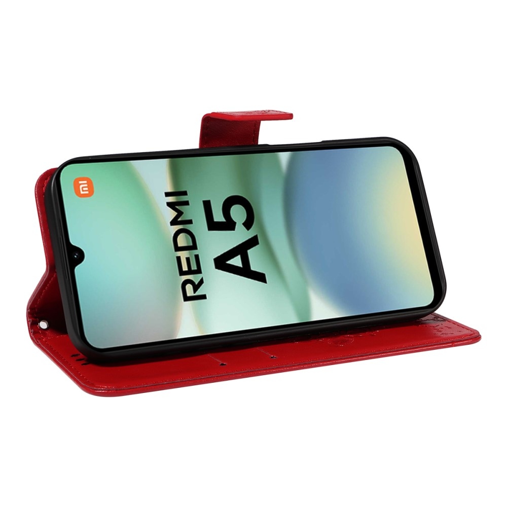 Trees knížkové pouzdro na Xiaomi Redmi A5 (171.7x77.8x8.3mm) - červené