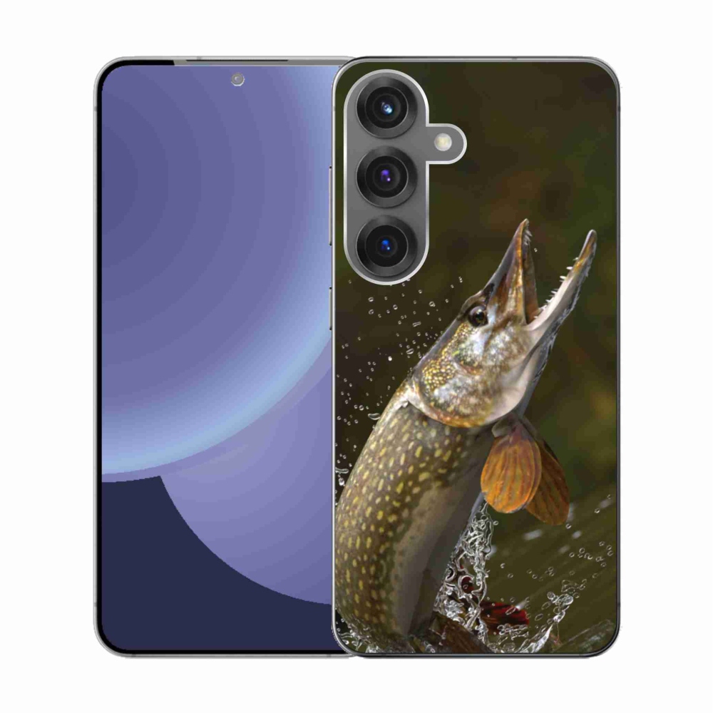 Gelový kryt mmCase na Samsung Galaxy S25 - štika