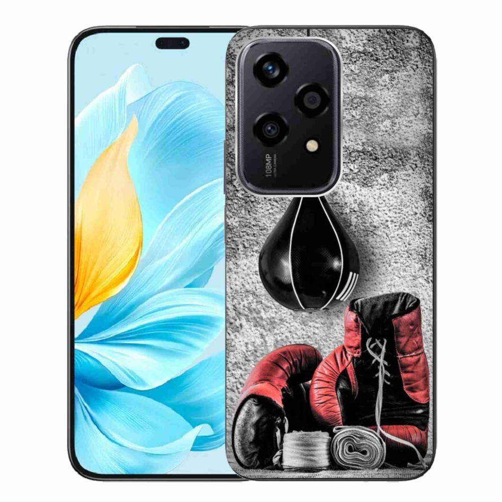 Gelový kryt mmCase na Honor 200 Lite 5G - boxovací pytel a rukavice