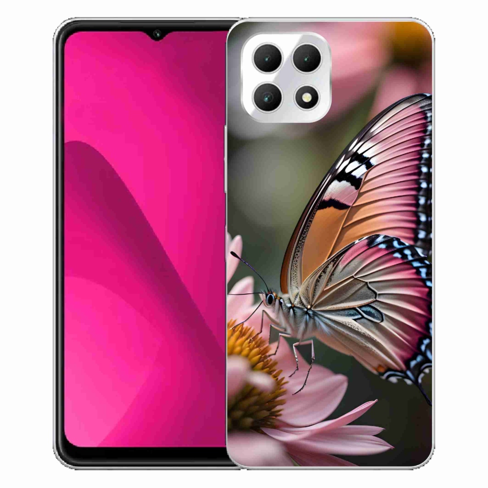 Gelový kryt mmCase na T-Mobile T Phone 2 - barevný motýl