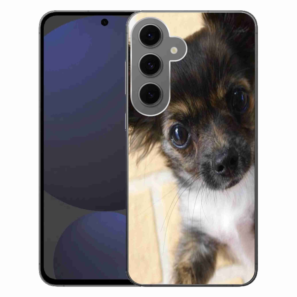 Gelový obal mmCase na Samsung Galaxy S24 FE - čivava 2