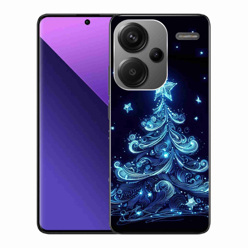 Gelový kryt mmCase na Xiaomi Redmi Note 13 Pro+ 5G - neonový vánoční stromek 4