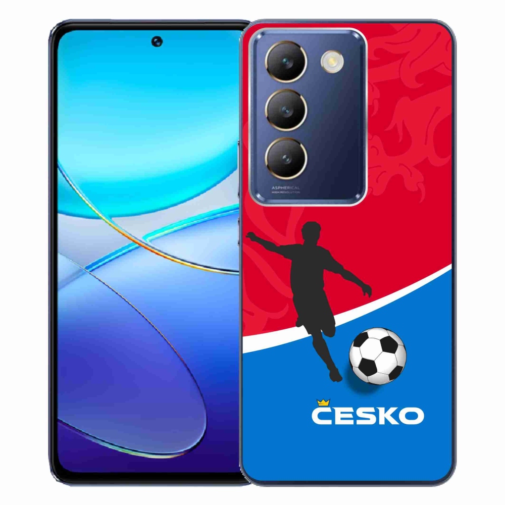 Gelový kryt mmCase na Vivo V40 SE 4G/5G - fotbal Česko