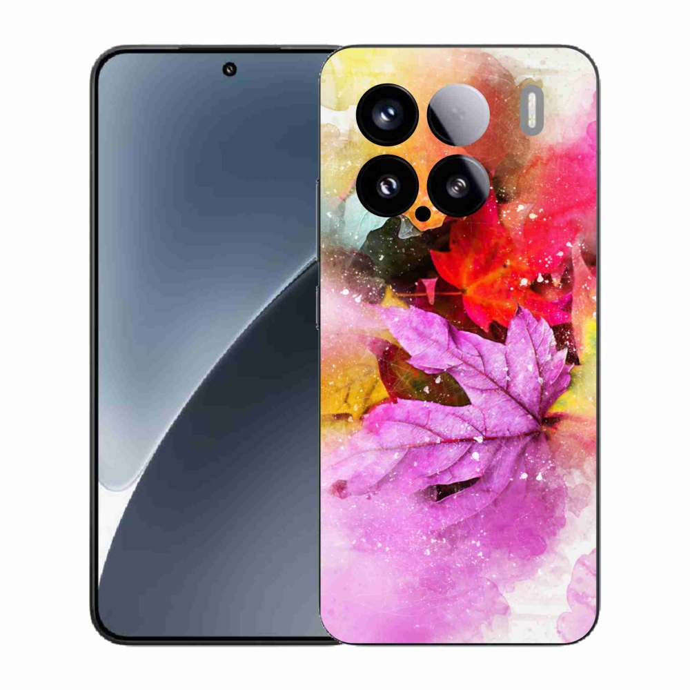 Gelový kryt mmCase na Xiaomi 15 - barevné listy