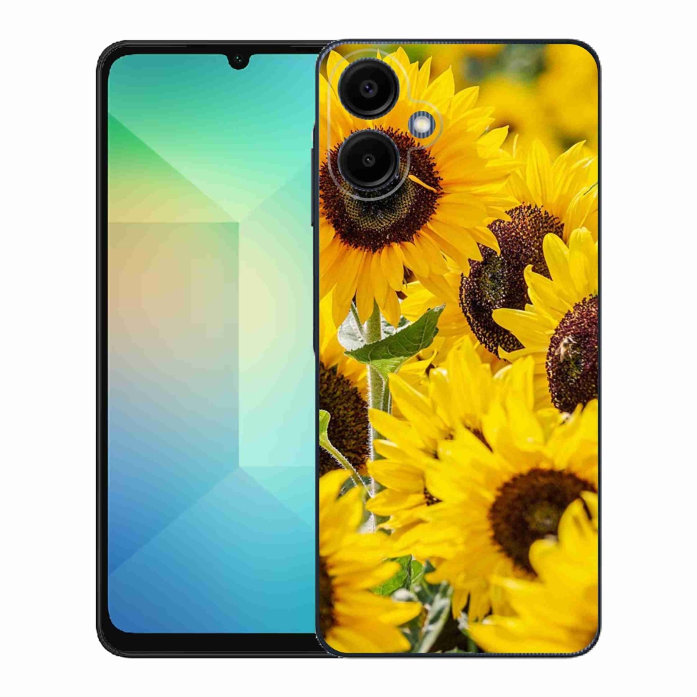 Gelový kryt mmCase na Samsung Galaxy A06 4G - slunečnice