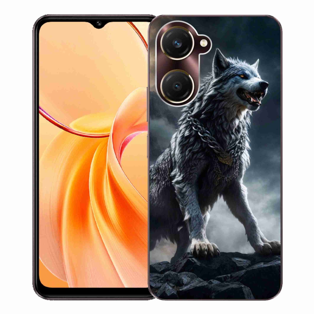 Gelový kryt mmCase na Vivo Y28s 5G - vlk 1