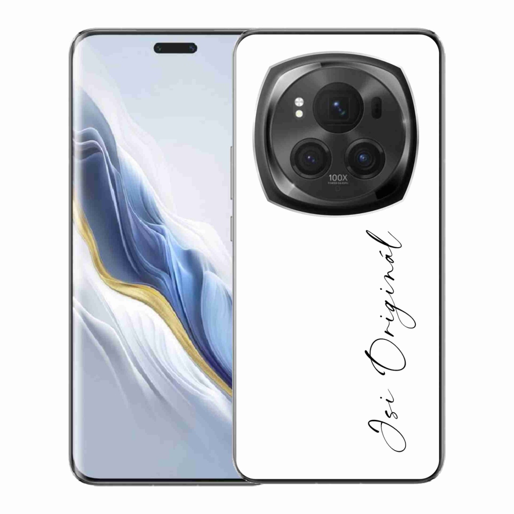 Gelový kryt mmCase na Honor Magic 6 Pro 5G - jsi originál bílé pozadí