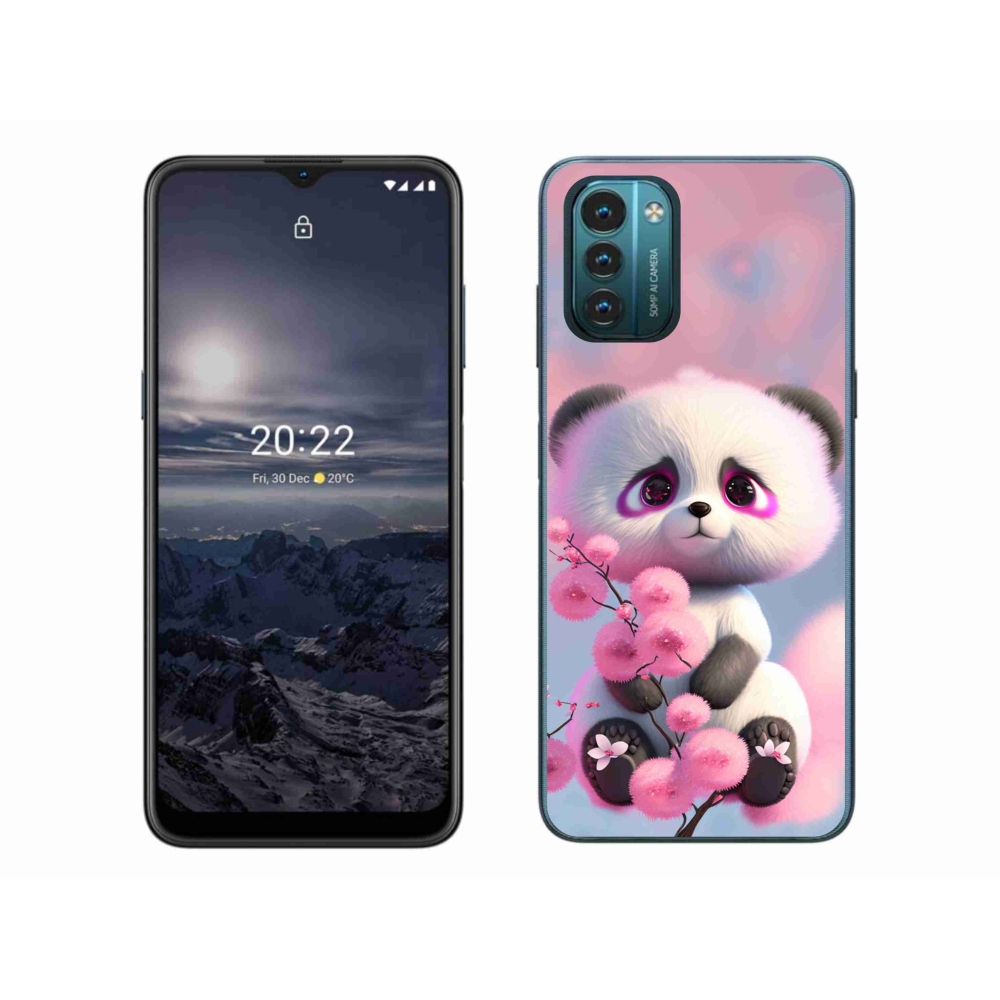 Gelový kryt mmCase na Nokia G11/G21 - roztomilá panda 1