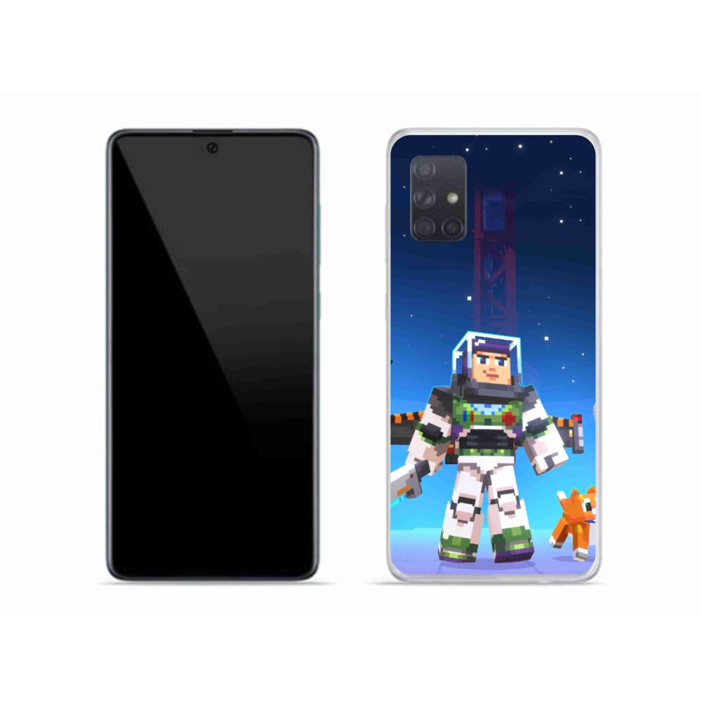Gelový kryt mmCase na Samsung Galaxy A71 - minecraft 2