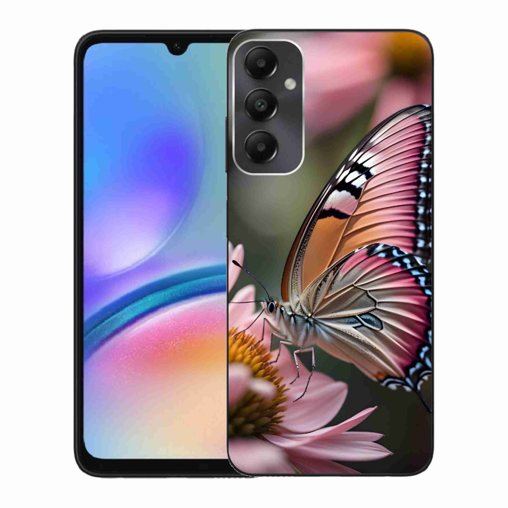 Gelový kryt mmCase na Samsung Galaxy A05s - barevný motýl