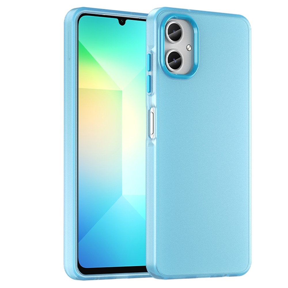 Candys matný gelový obal na Samsung Galaxy A06 4G - světlemodrý