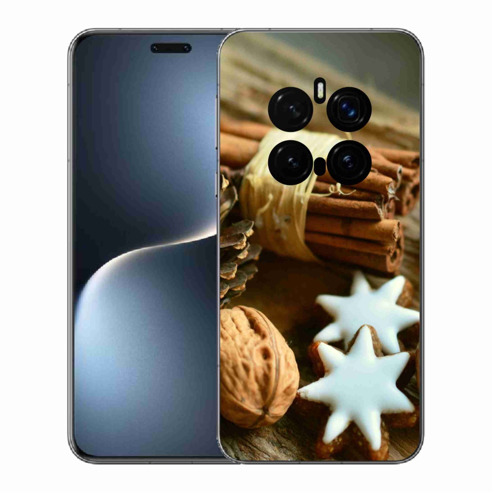 Gelový kryt mmCase na Honor Magic 7 Pro 5G - skořice a perníčky