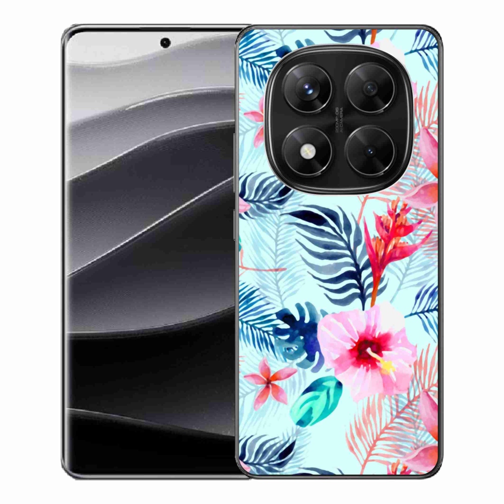 Gelový kryt mmCase na Xiaomi Redmi Note 14 Pro 5G/Poco X7 5G - květiny