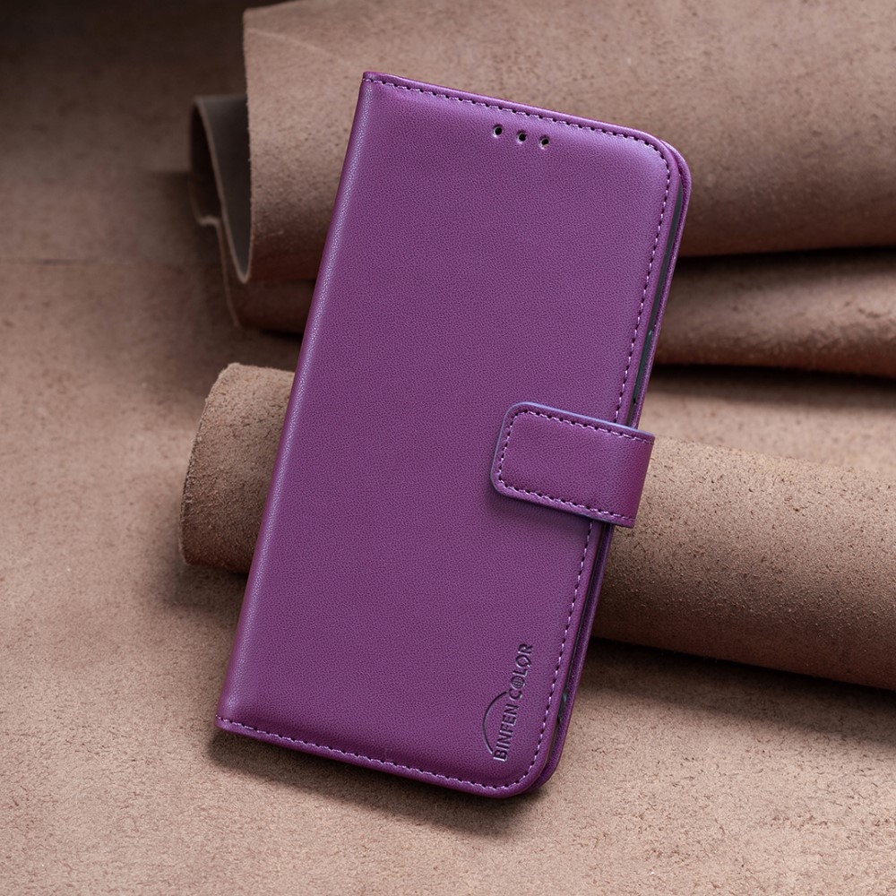 BNF knížkové pouzdro na Realme GT 6 5G/GT 6T 5G - tmavěfialové