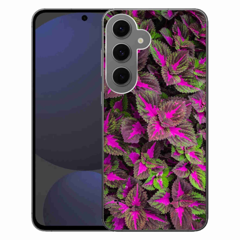 Gelový kryt mmCase na Samsung Galaxy S24 FE - květiny 10
