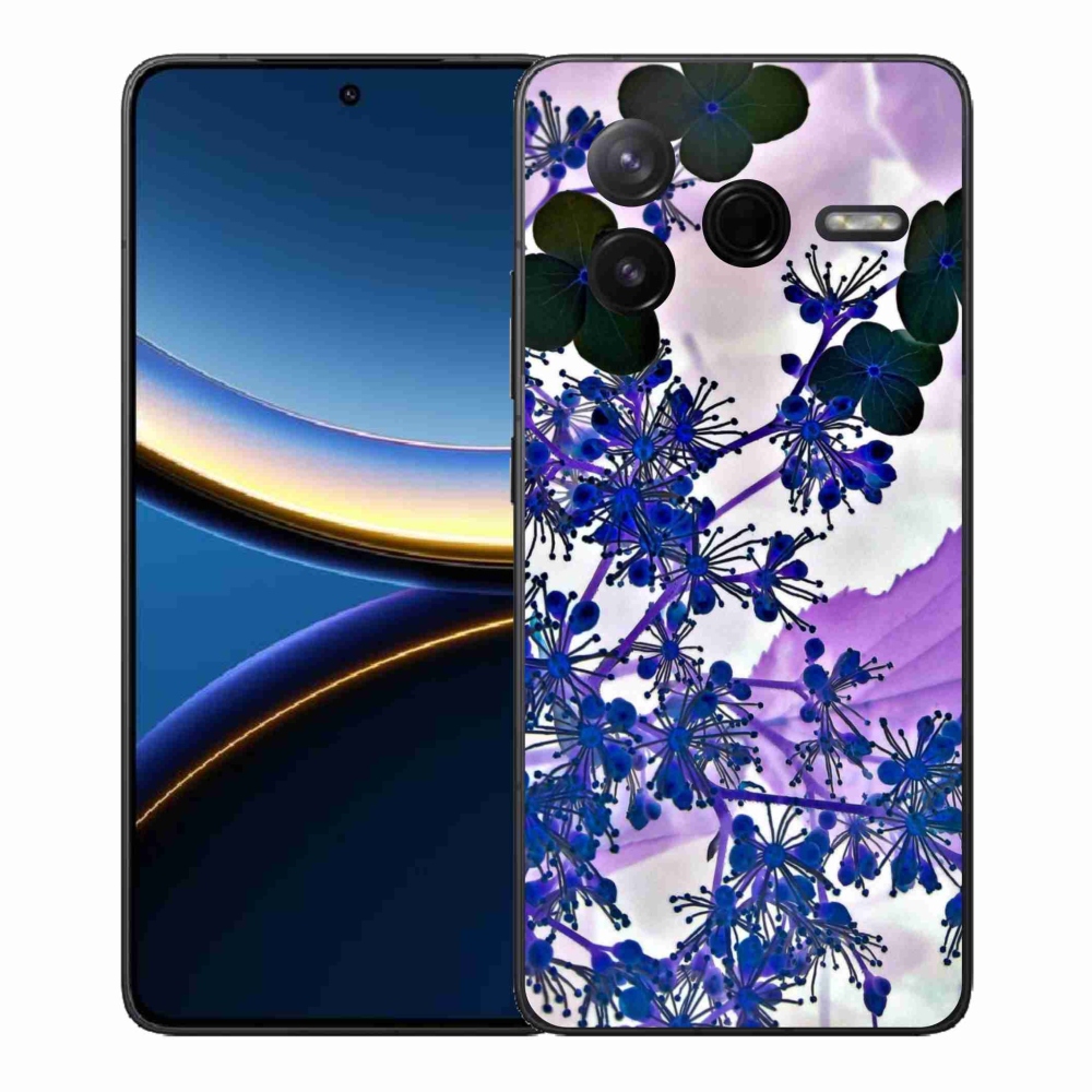 Gelový kryt mmCase na Xiaomi Poco F7 Pro - květ hortenzie