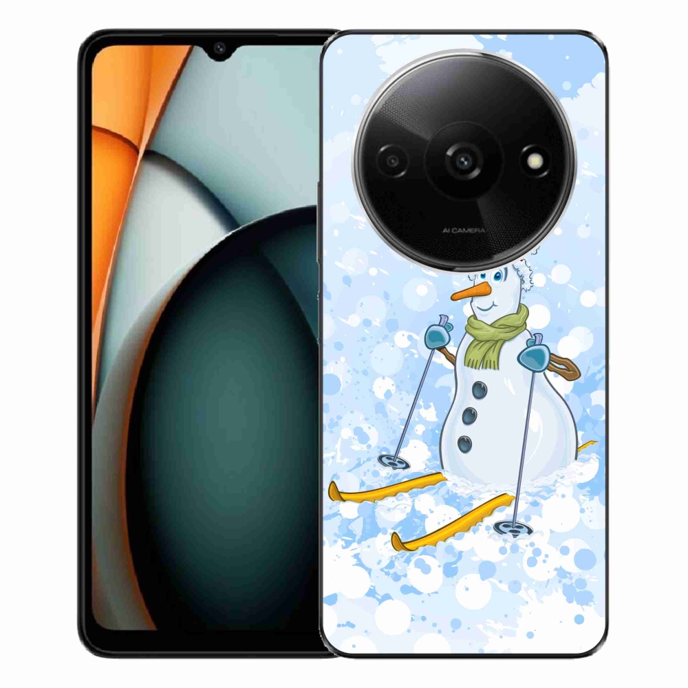 Gelový kryt mmCase na Xiaomi Redmi A3 - sněhulák