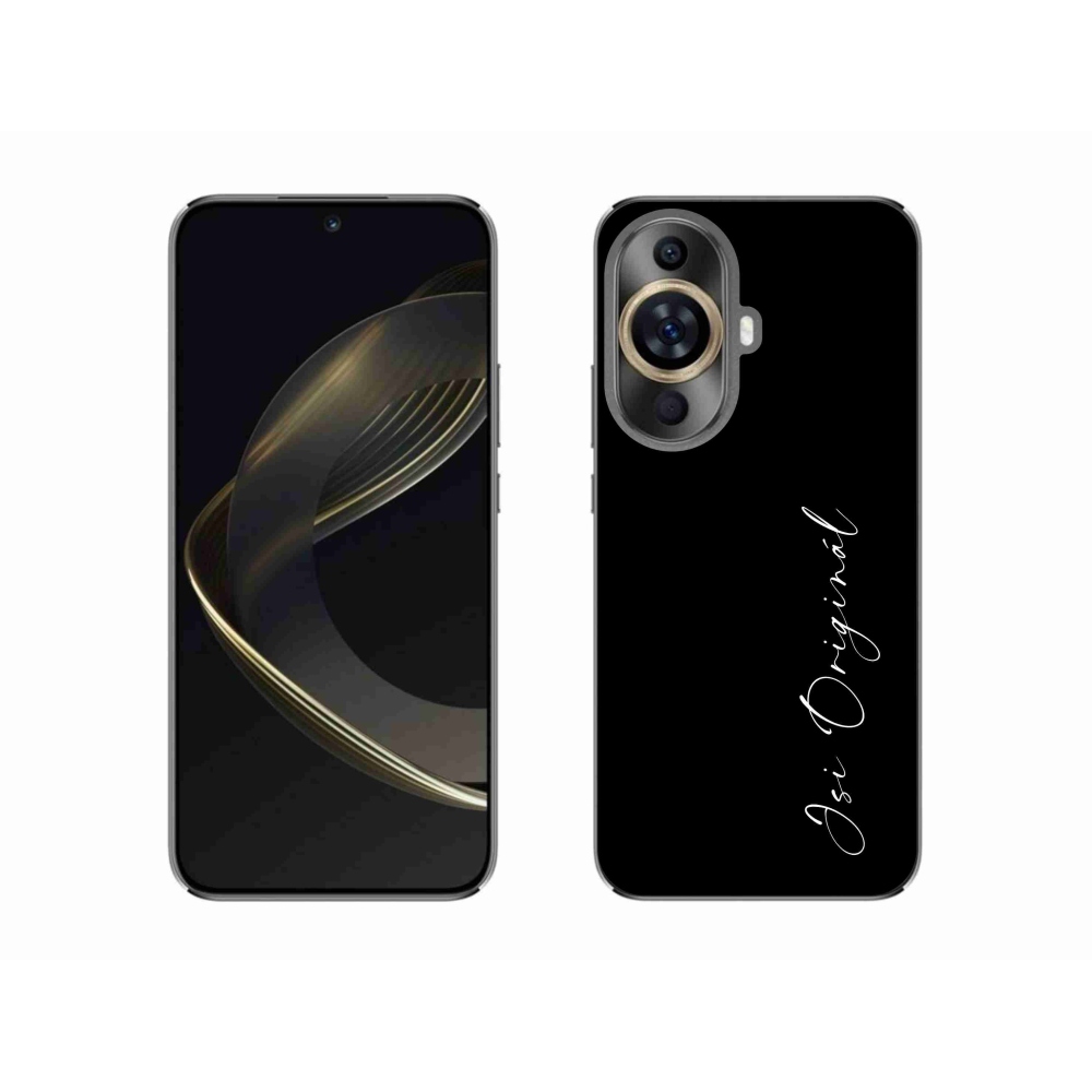 Gelový kryt mmCase na Huawei Nova 11 - jsi originál černé pozadí