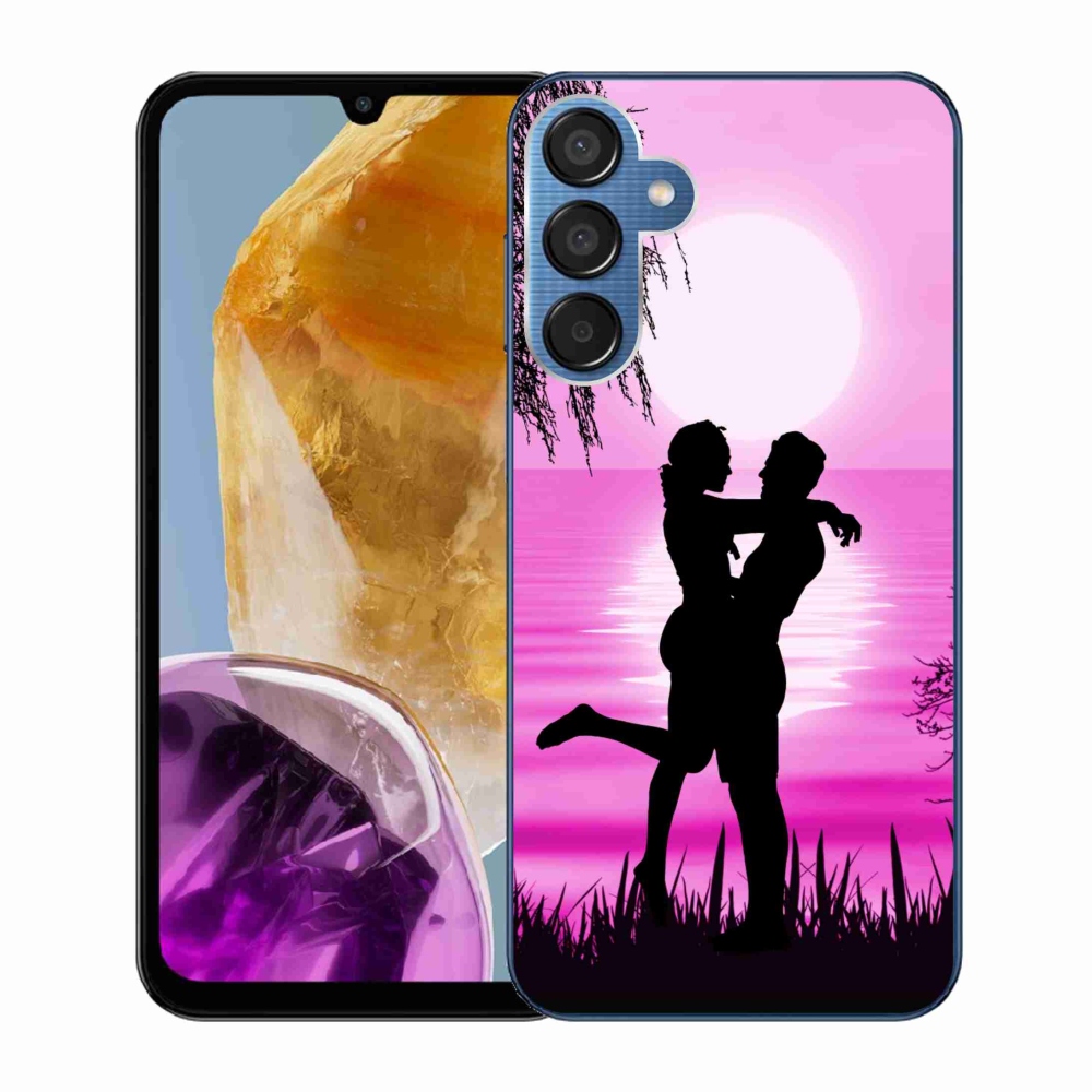 Gelový obal mmCase na Samsung Galaxy M15 5G - západ slunce