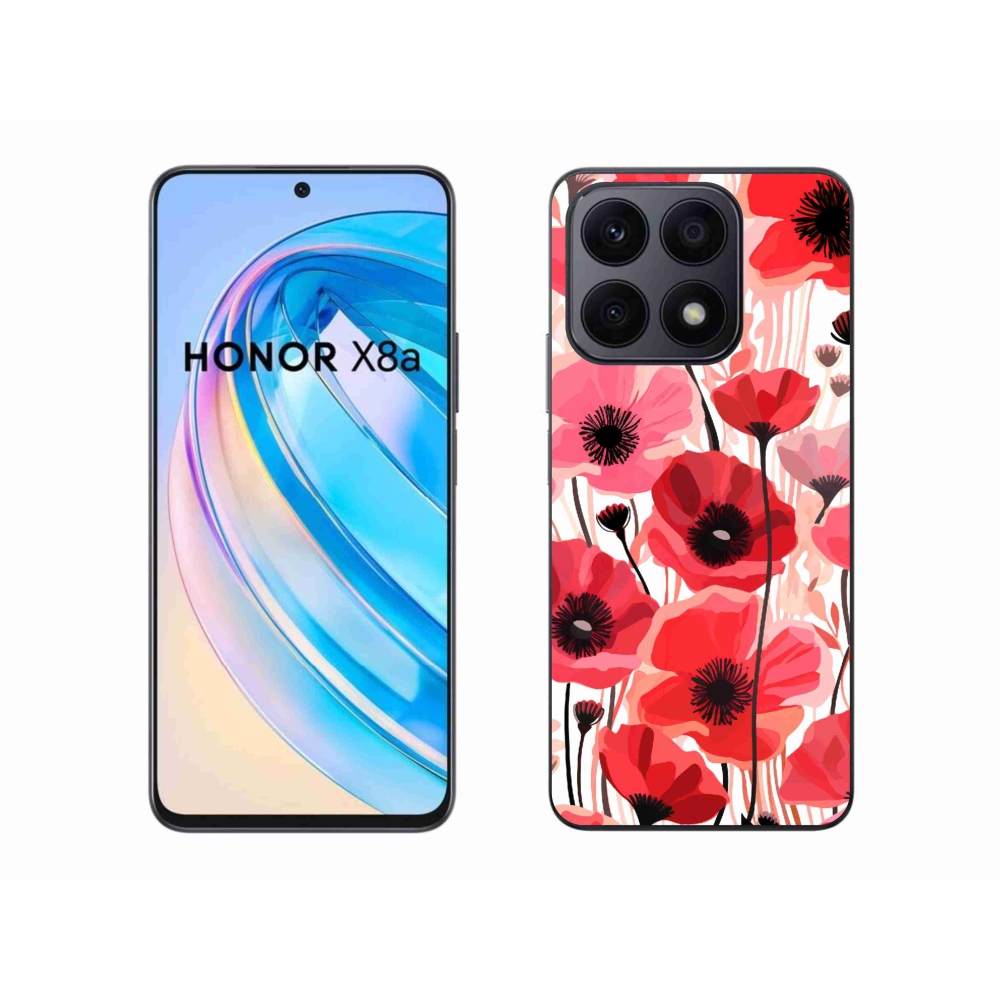 Gelový kryt mmCase na Honor X8a - vlčí mák 1