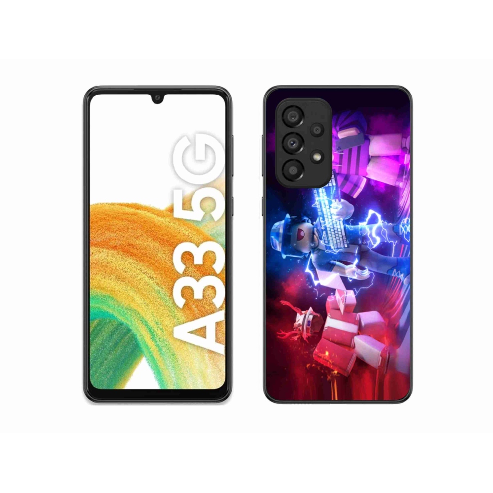 Gelový kryt mmCase na Samsung Galaxy A33 5G - roblox