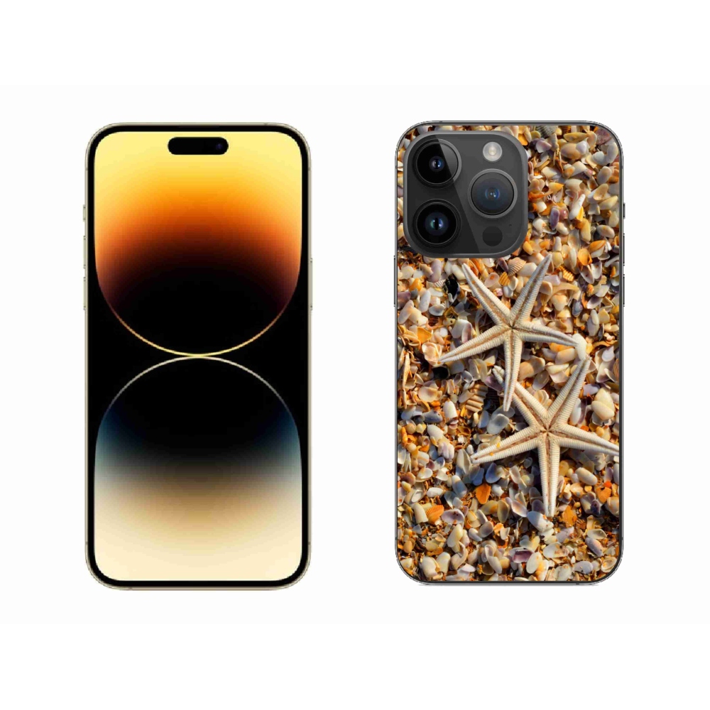 Gelový kryt mmCase na iPhone 14 Pro Max - mořské hvězdice
