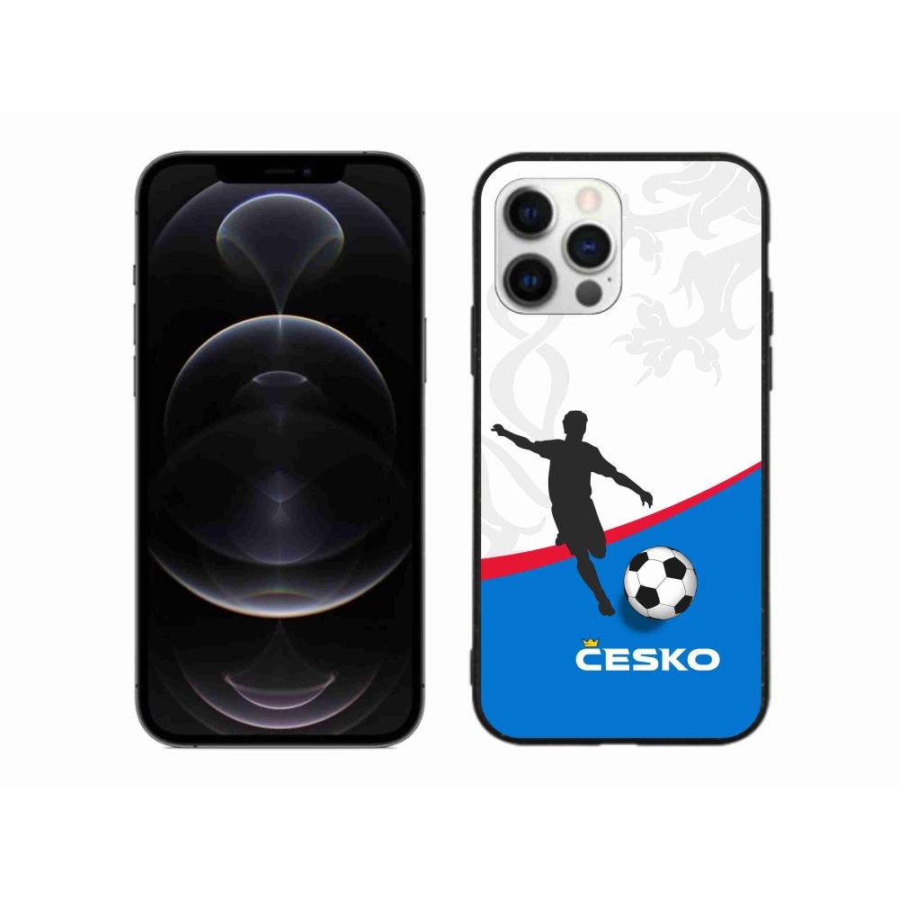 Gelový kryt mmCase na iPhone 12 Pro Max - fotbal Česko 1