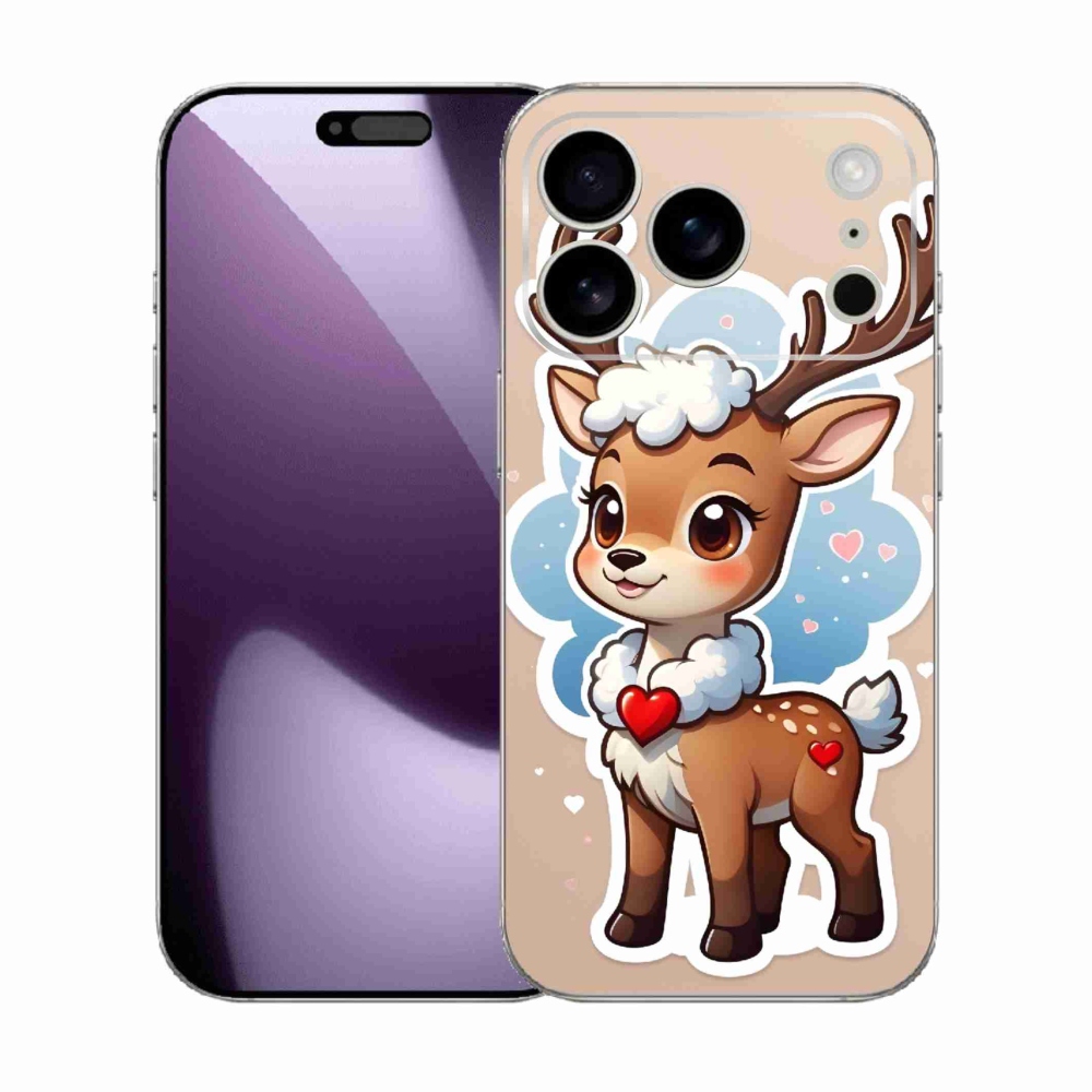 Gelový kryt mmCase na iPhone 17 Pro - kreslený sob